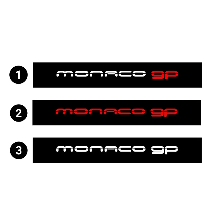 Bandeau Pare Soleil "MONACO GP" pour Renault Sport - JOYAUTO