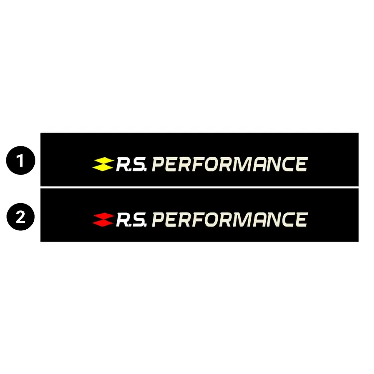 Bandeau Pare Soleil "RS PERFORMANCE" Double Losange pour Renault Sport - JOYAUTO