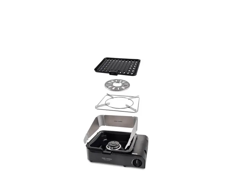 Barbecue à gaz compact avec plaque Cadac Van Cook FFD BBQ Plate