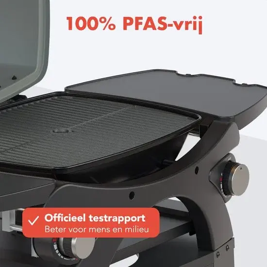 Barbecue à gaz KitchenBrothers 2 brûleurs 37x48 cm | Barbecue à gaz | Neuf
