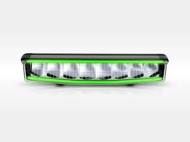 Barre LED LAZER LAMPS AIR-55 avec feu de position vert