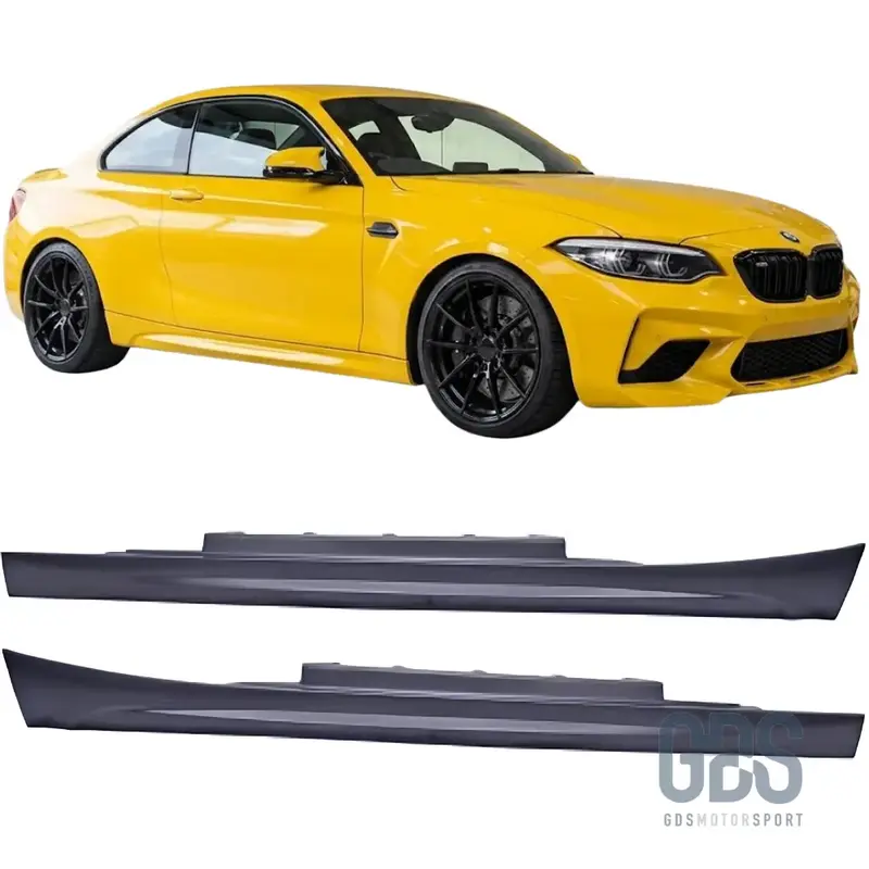 Bas de Caisse Look M2 Compétition pour BMW Série 2 F22 F23 Phase 1 et Phase 2 LCI
