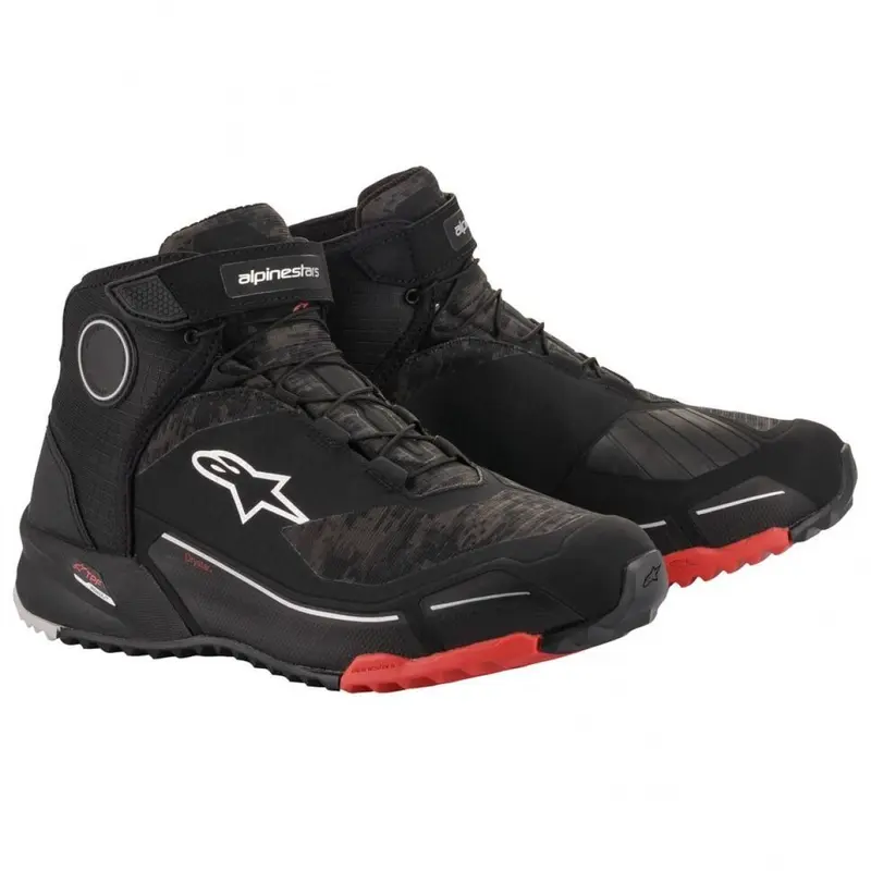 BASKETS ALPINESTARS CR-X RIDING RED CAMO NOIR