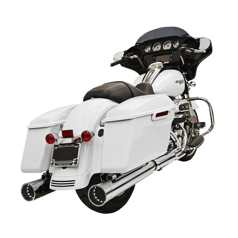 Bassani Xhaust 4" Straight Can DNT Slip-On Mufflers pour Harley