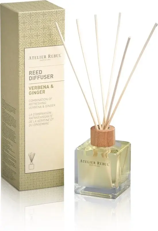 Bâtonnets parfumés Verveine & Gingembre Atelier Rebul 120 ml | Bâtonnets parfumés | Nouveauté