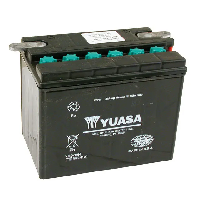 Batterie au plomb-acide Yuasa 12V 28Ah 200CCA