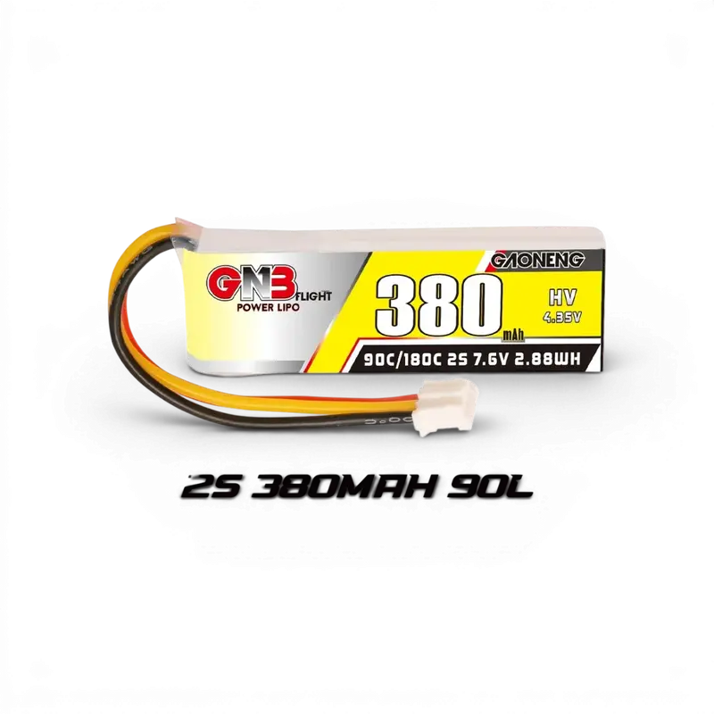 Batterie LiHV 2S 7.6V 380mAh 90C LiPo