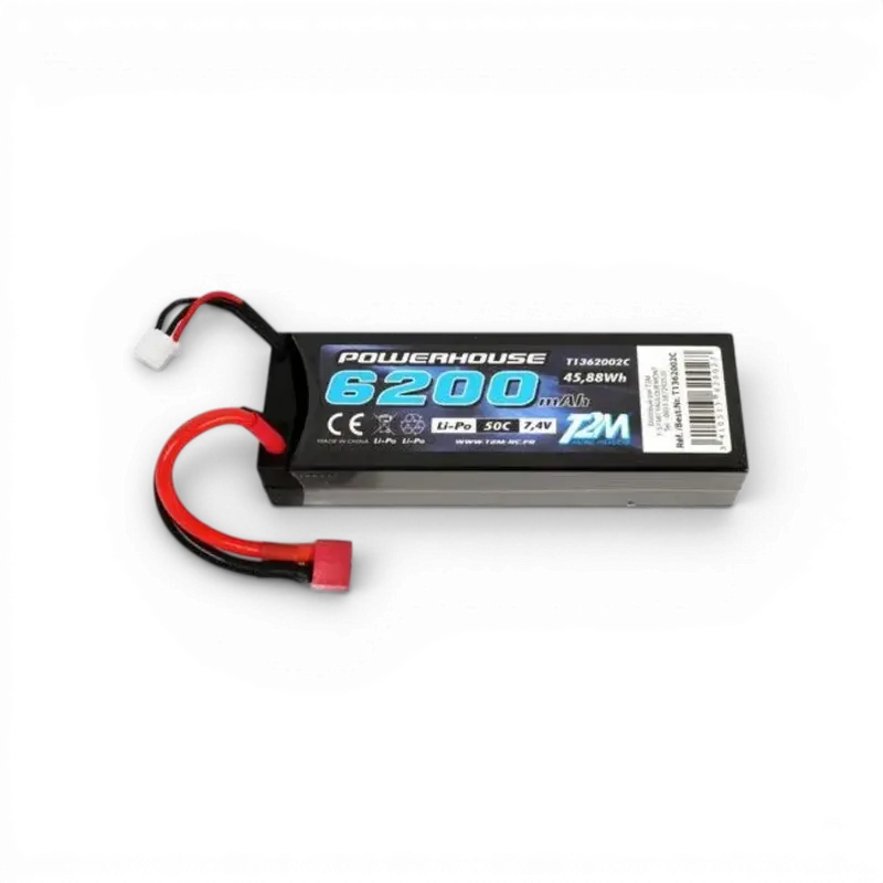 Batterie LiPo 2S 7.4V 6200 mAh 50C