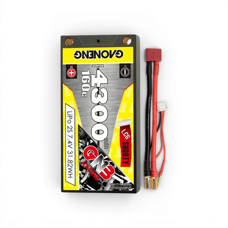 batterie Lipo 7.4V 4300mAh 160C LCG short