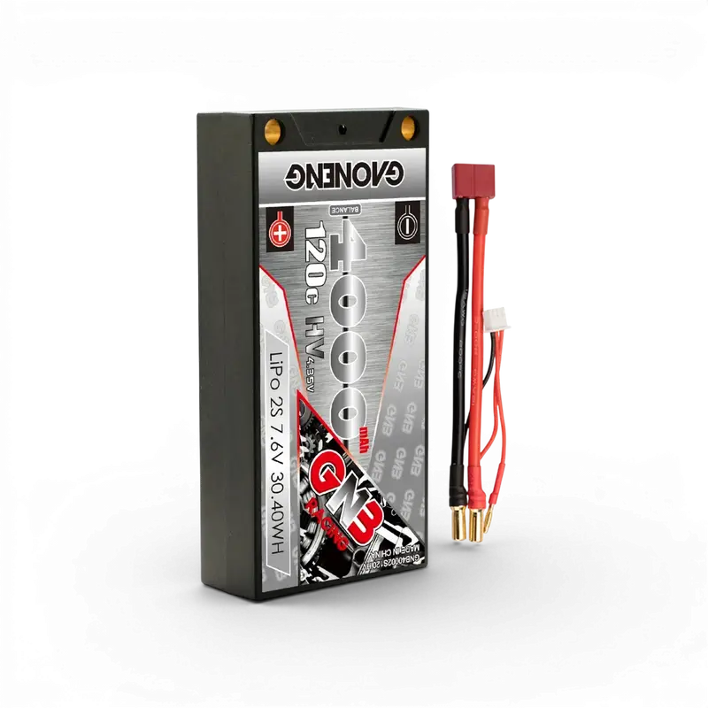 batterie Lipo LiHV 7.6V 4000mah 120C LCG short