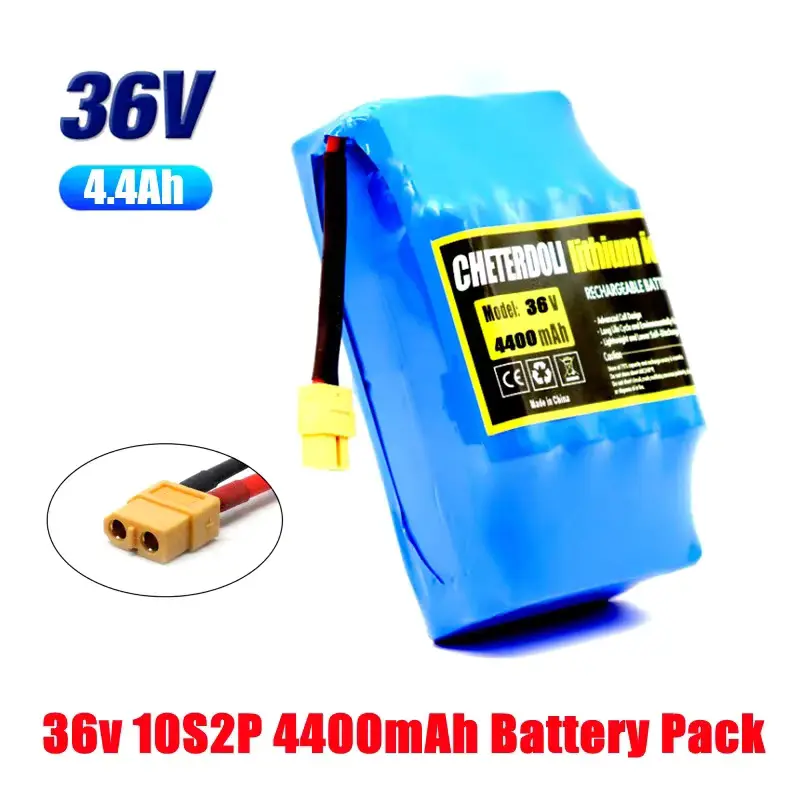 Batterie lithium-ion cheterdoli 36V 4400mAh 10S2P - Retour