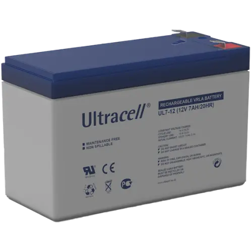 Batterie Ultracell UL712 – 12 V 7 Ah | Stockage d'énergie fiable
