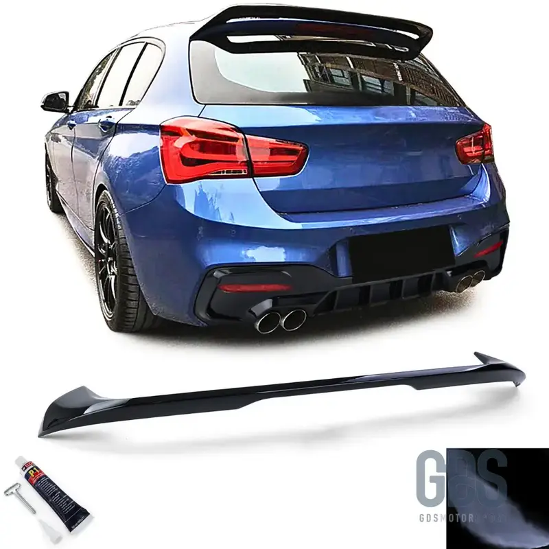 Becquet / Aileron Arrière BMW Série 1 F20 F21 Phase 2 LCI Noir Brillant
