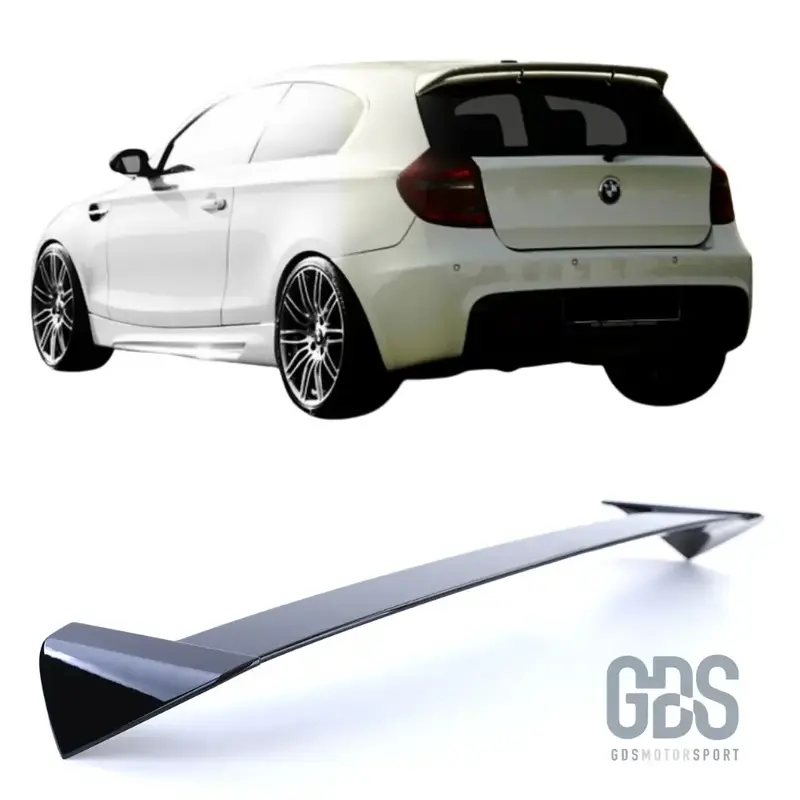 Becquet Aileron Arrière Noir Brillant Style M Performance pour BMW Série 1 E87 E81 Berline