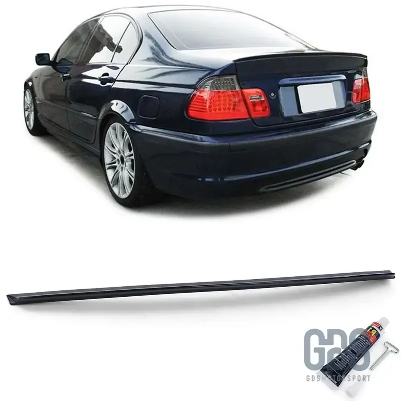 Becquet Aileron Type M3 pour BMW Série 3 E46 Berline Noir Brillant