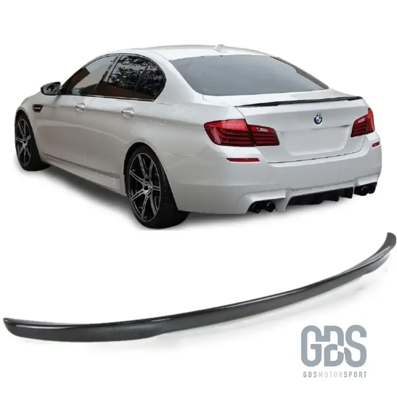 Becquet de Coffre en Véritable Carbone Look M Performance pour BMW Série 5 F10 Berline (2010-2017)
