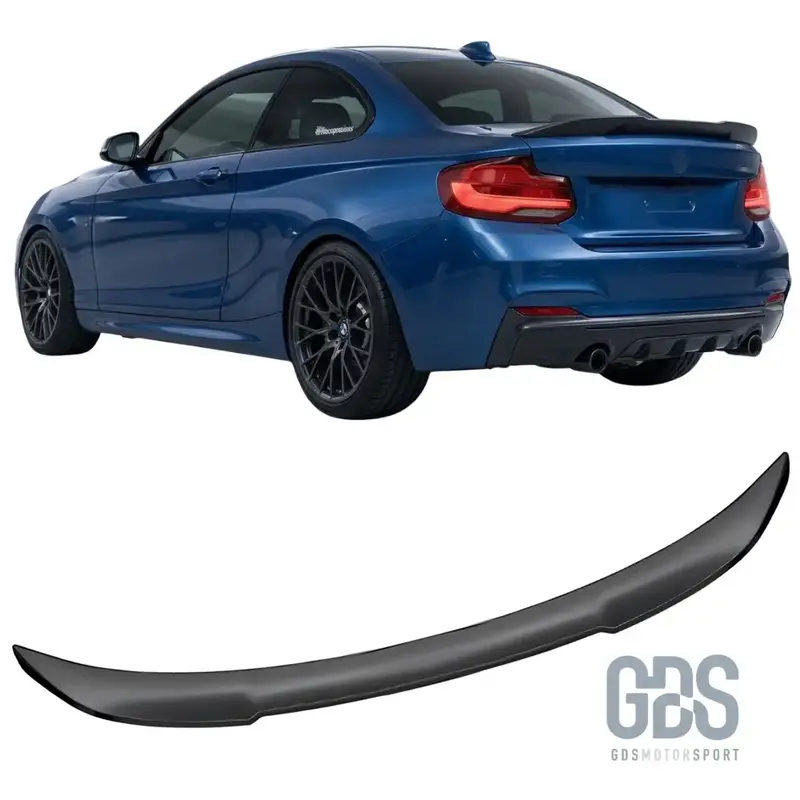 Becquet de Coffre Look M2 Compétition Noir Mat pour BMW Série 2 F22 F23