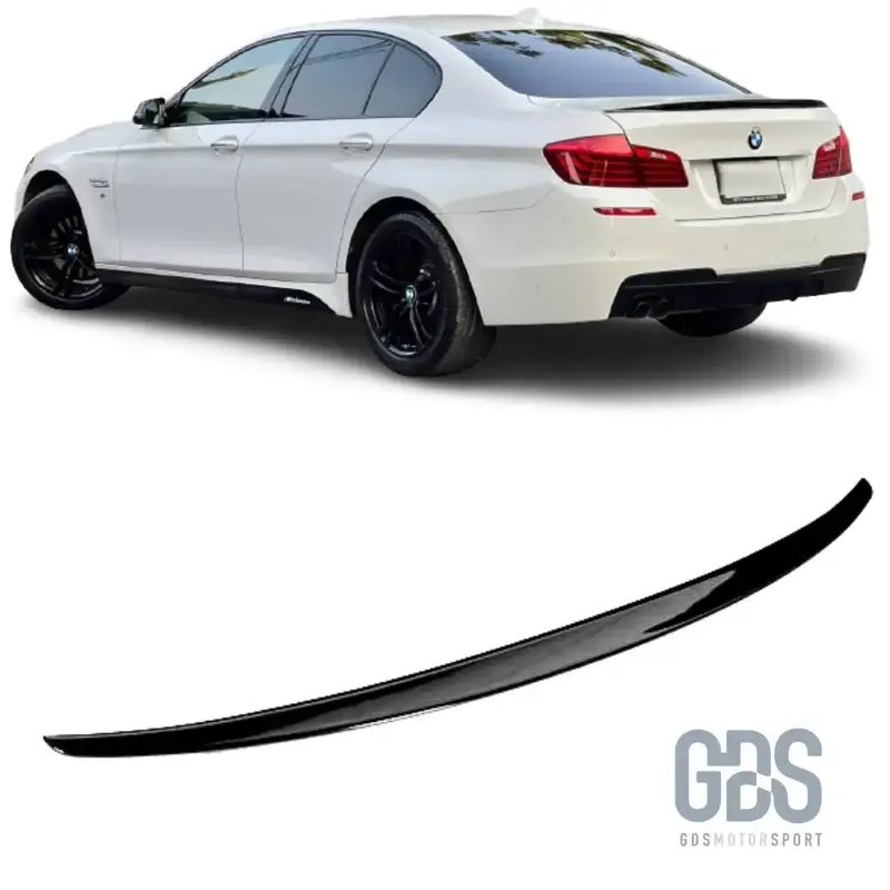 Becquet de Coffre Noir Brillant Look Pack M pour BMW Série 5 F10 Berline