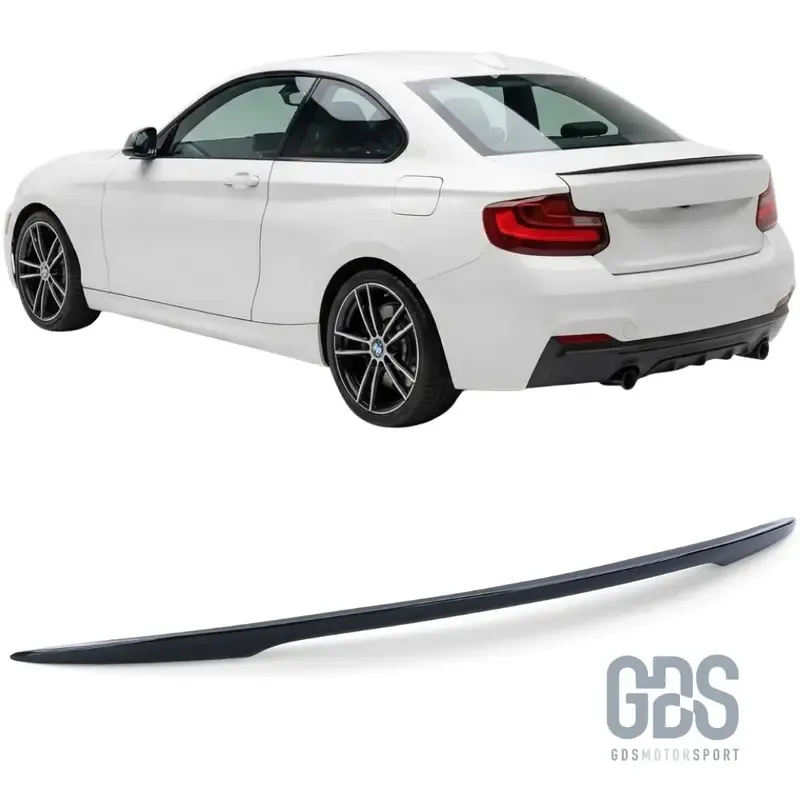 Becquet de Coffre Pack M Performance Noir Brillant pour BMW Série 2 F22 F23