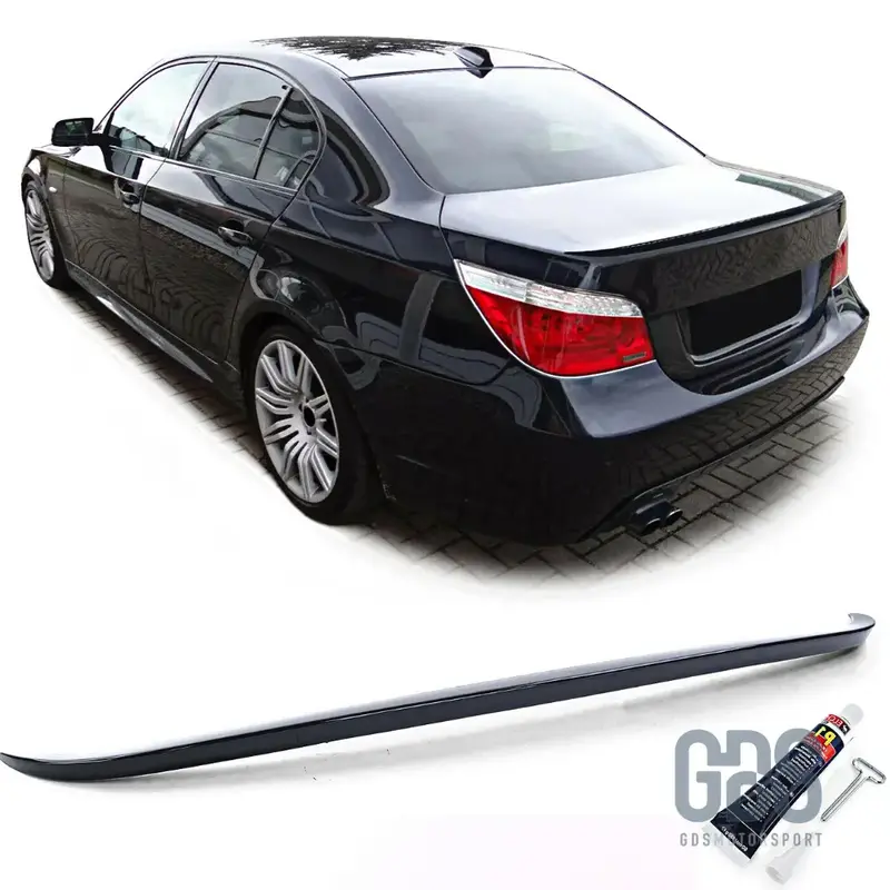 Becquet Fin Noir Brillant BMW Série 5 E60 Berline Look Pack M Sport