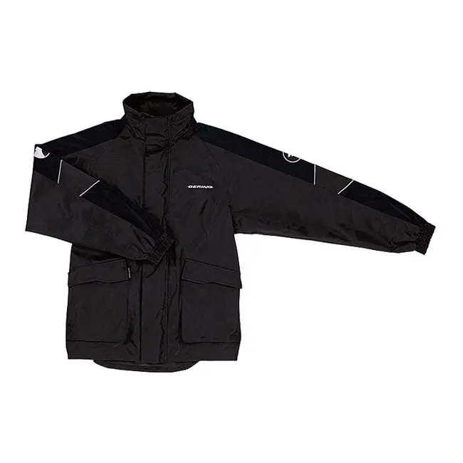 Bering Maniwata Motorcycle Rain Jacket Black