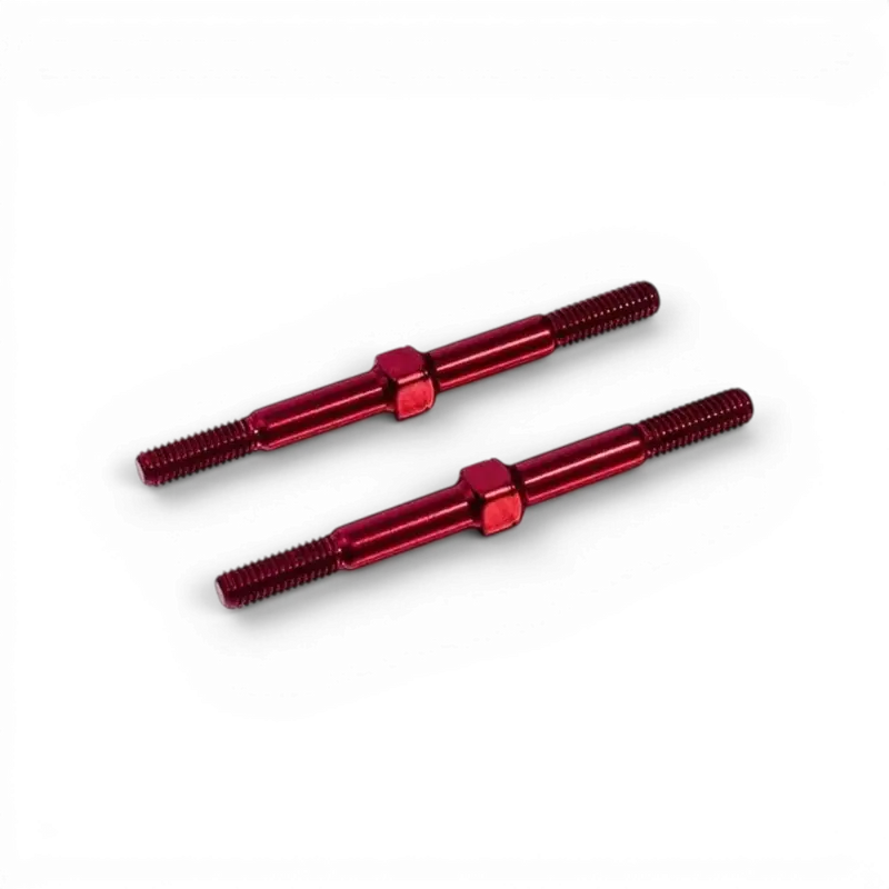 Biellettes 3x40 Aluminium renforcées rouge