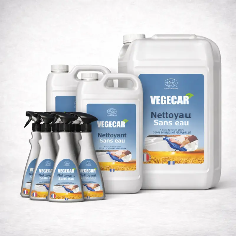 BIO ATTITUDE VEGECAR ECOCERT – Nettoyant sans eau 99% naturel carrosserie