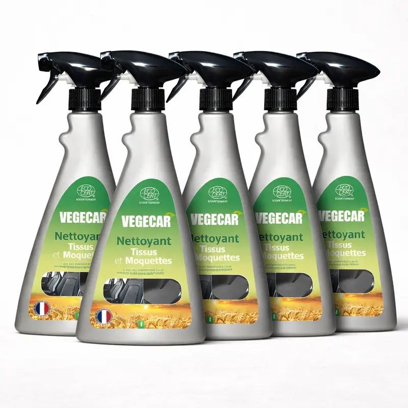 BIO ATTITUDE VEGECAR ECOCERT – Nettoyant tissus moquettes 98% naturel prêt à l’emploi