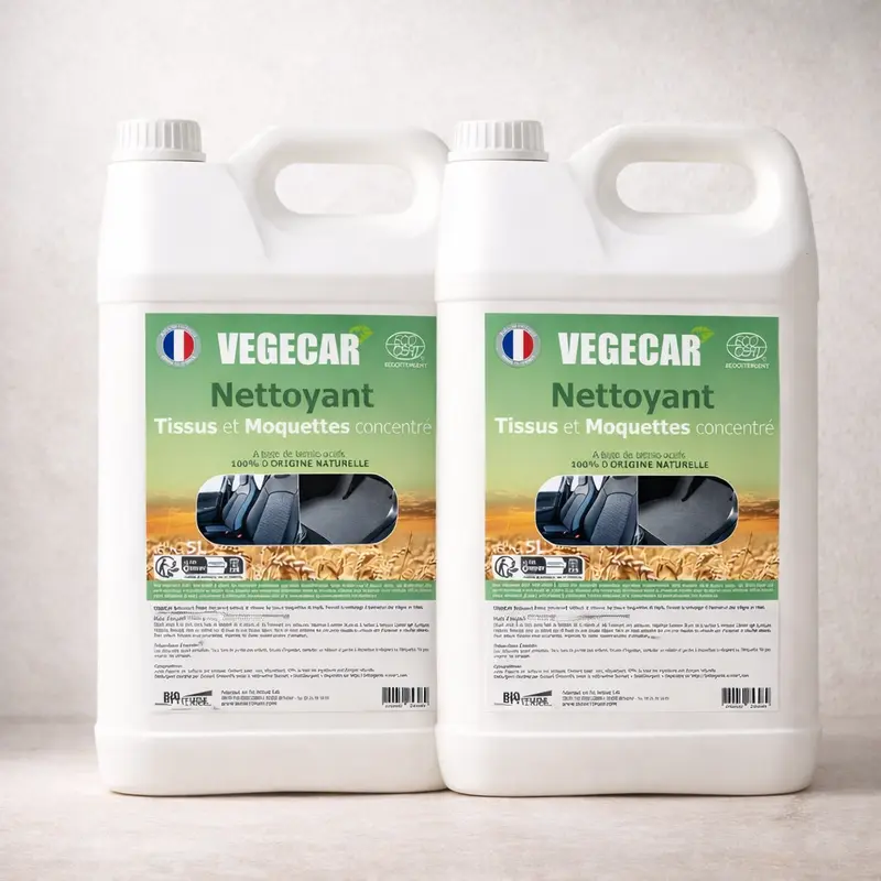 BIO ATTITUDE VEGECAR ECOCERT – Nettoyant tissus moquettes concentré 97% naturel