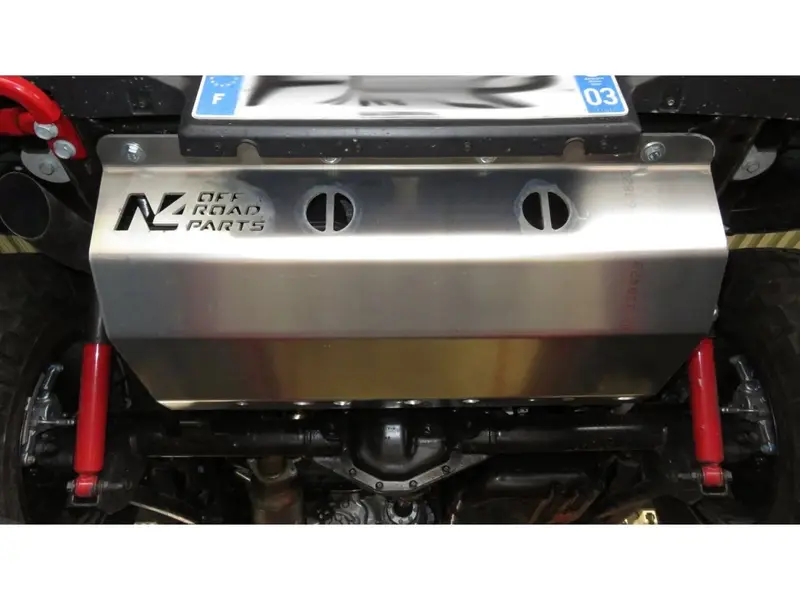 Blindage AD Blue et Silencieux N4 - Aluminium 6mm - Jeep Wrangler JL 2.2L