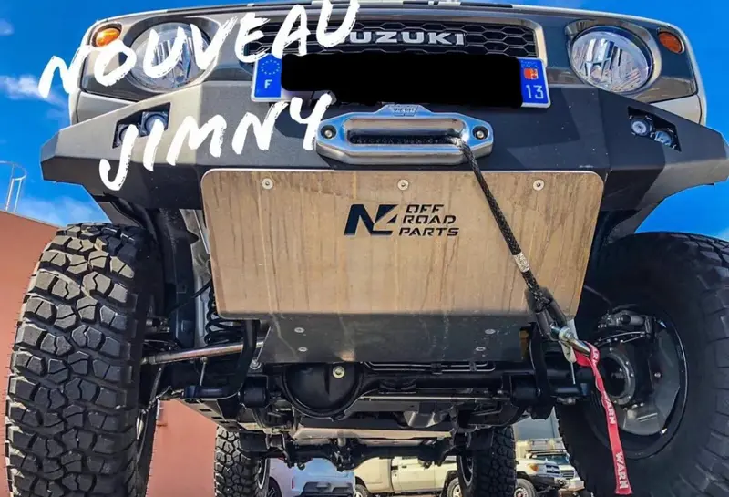 Blindage Avant Aluminium 8mm - N4 Offroad - Suzuki Jimny 2018+