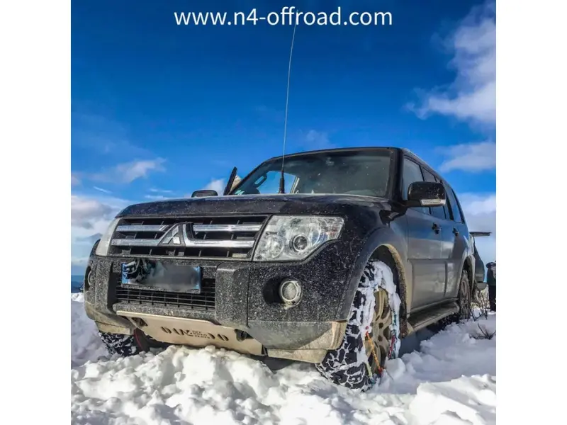 Blindage Avant N4 - Aluminium 8mm - Mitsubishi Pajero 2007-2018