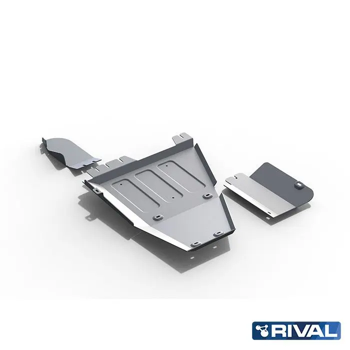 Blindage boîte de transfert, AdBlue et sonde lambda Toyota Hilux Revo 2016-2025 en aluminium 4 mm – RIVAL 4X4