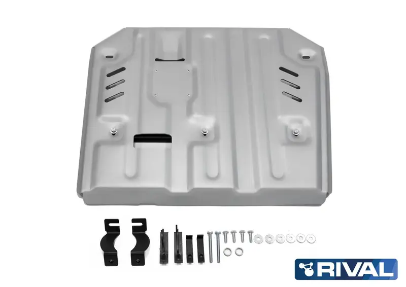 Blindage boîte de vitesses et boîte de transfert Volkswagen Touareg 2010–2018 en aluminium 4 mm – RIVAL 4X4