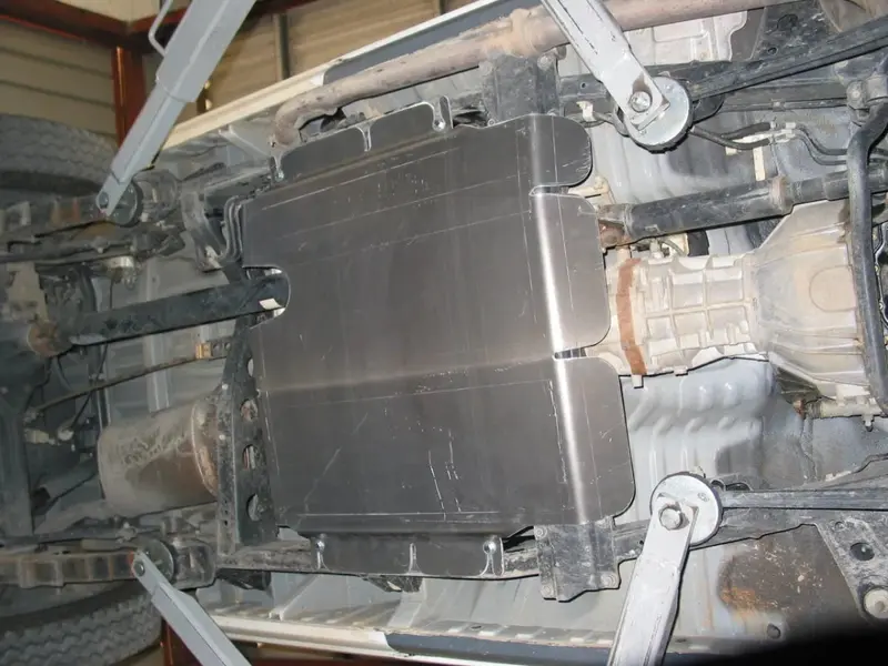 Blindage Boite Transfert et Réservoir - Alu 8mm - Toyota Land Cruiser 76/78/79