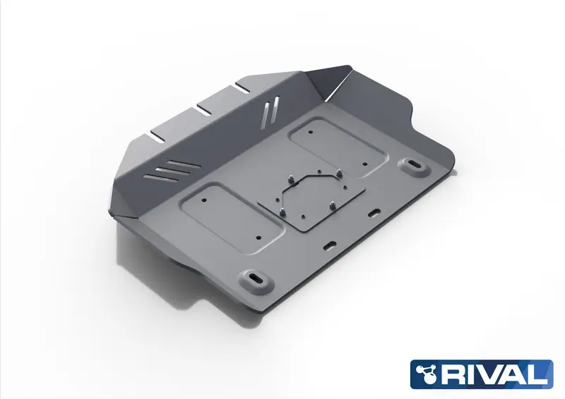 Blindage moteur (plaque 2) KDJ120/150 2007+ en aluminium 6 mm – RIVAL 4X4