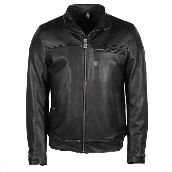 BLOUSON CUIR HELSTONS BENNY NOIR
