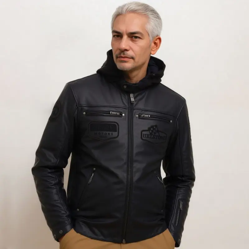 BLOUSON CUIR HELSTONS RIVAL