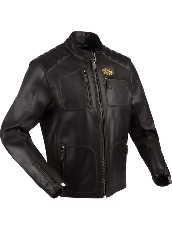 BLOUSON CUIR HOMME SEGURA LEWIS MARRON