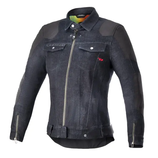 BLOUSON FEMME ALPINESTARS AS-DSL SAKURA DENIM RINSE BLUE