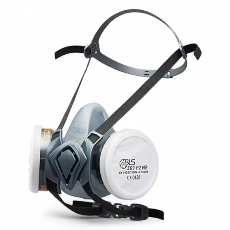 BLS Demi-masque de protection respiratoire 4100next avec filtre classe de protection A2 P2 R