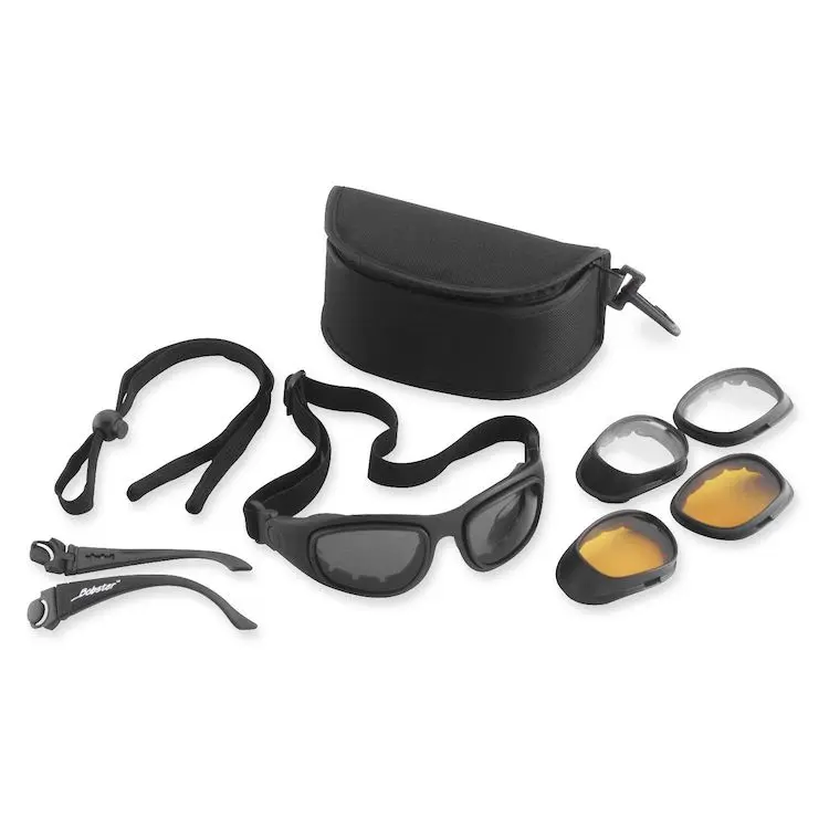 Bobster Lunettes de moto convertibles Sport & Street II