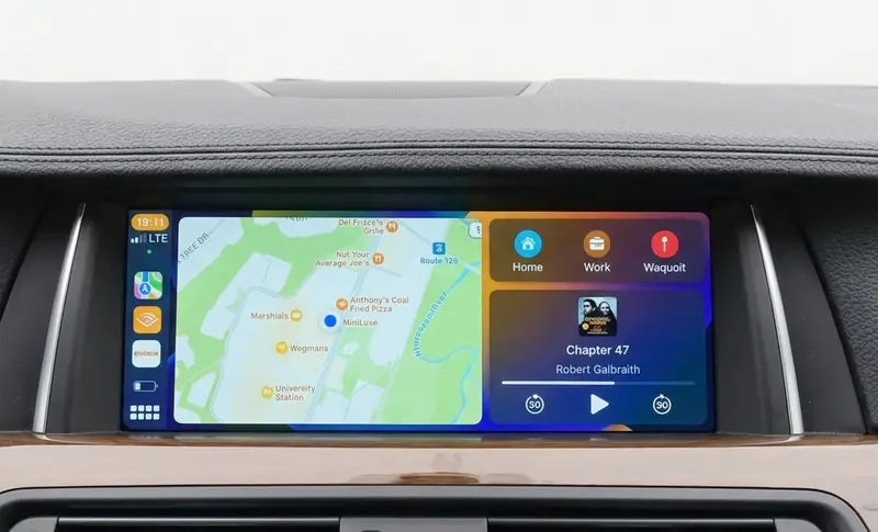 Boîtier Autoradio Android Auto et Apple CarPlay pour BMW Série 5 F10 CIC NBT (2010 à 2018)