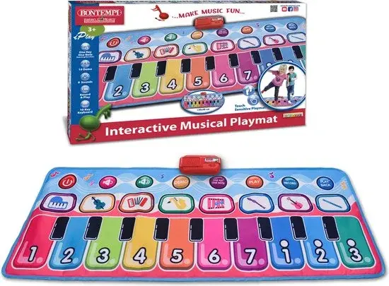 Bontempi Tapis de jeu musical interactif multi - Nouvelle boutique