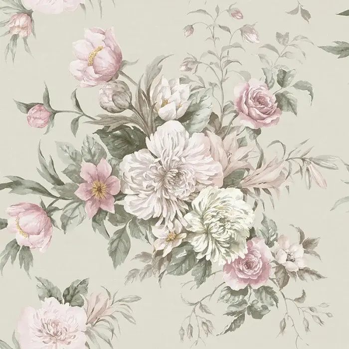 Borastapeter Dreamy Escape Papier Peint Floral Pastel - Nouvelle promotion