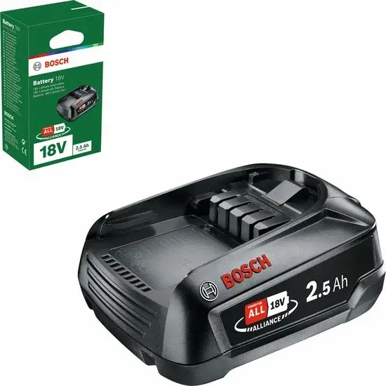 Bosch 18V Lithium-Ion Gereedschapsaccu 2.5 Ah - Retour