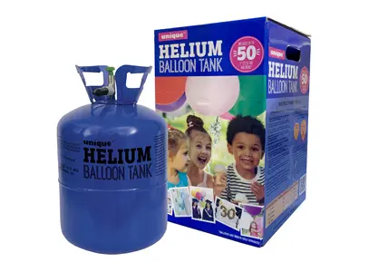 Bouteille d'hélium pour ballons Unique Party Grande - Nouveau Outlet