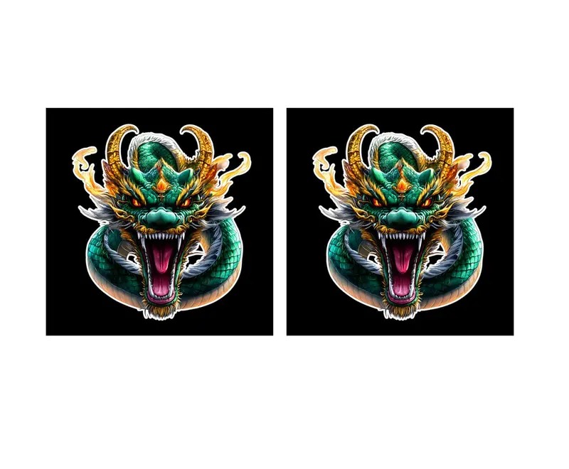 Box Lumineuse Dragon – Coin de Pare-Brise Camion USB 12V / 24V | Décoration LED Chauffeur Routier