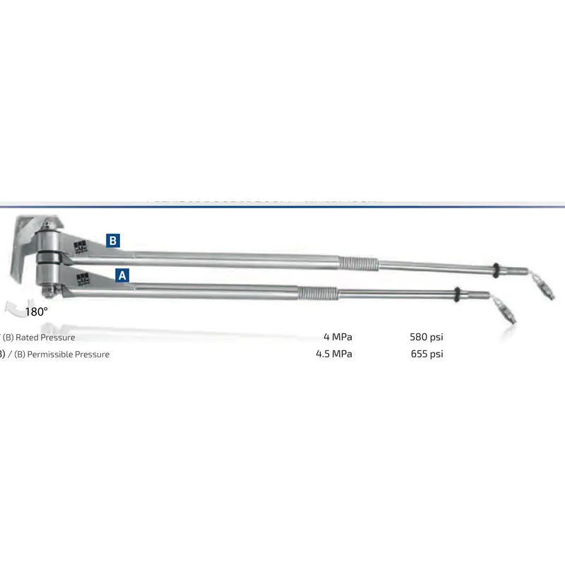 Bras en Z flexible, connexion au plafond