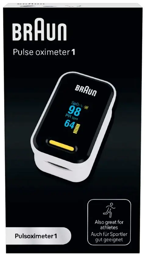 Braun YK-81CEU Oxymètre de Pouls à Pince-Doigt - Nouveau Outlet